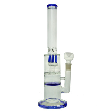 Honeycomb Glass Smoking Water Pipe with 8 Arm Perc (ES-GB-428)